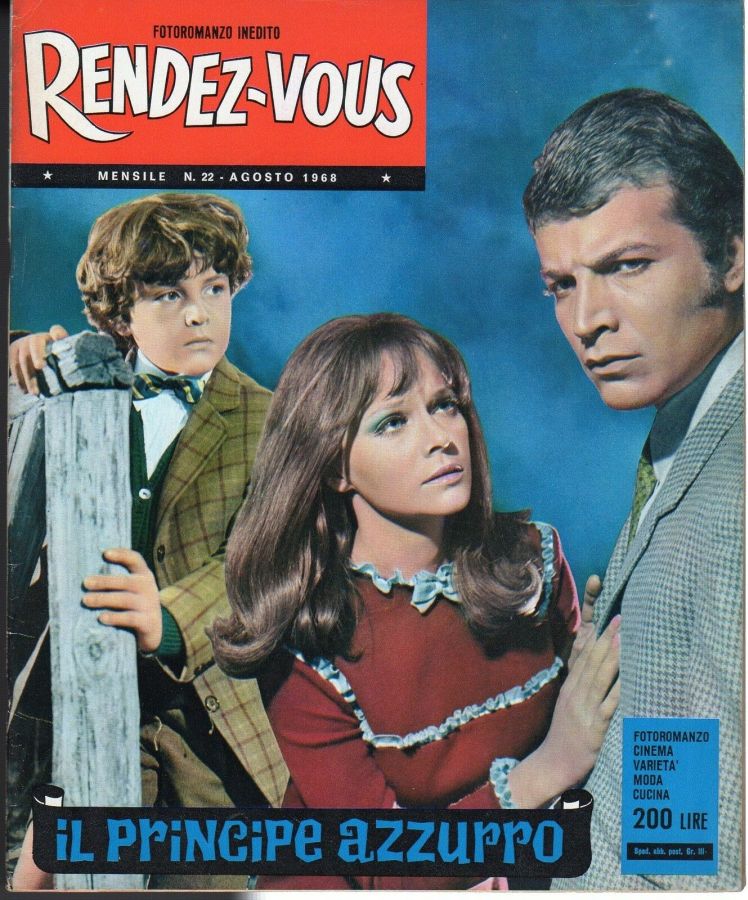 RENDEZ-VOUS (It) magazine side cover Issue 22 August 1968