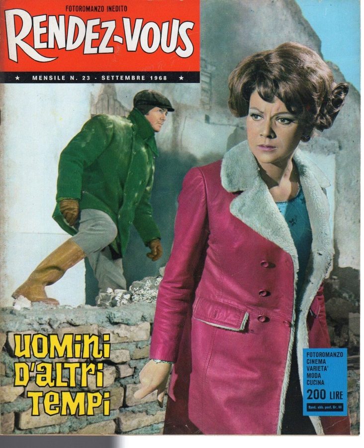 RENDEZ-VOUS (It) magazine side cover Issue 23 September 1968