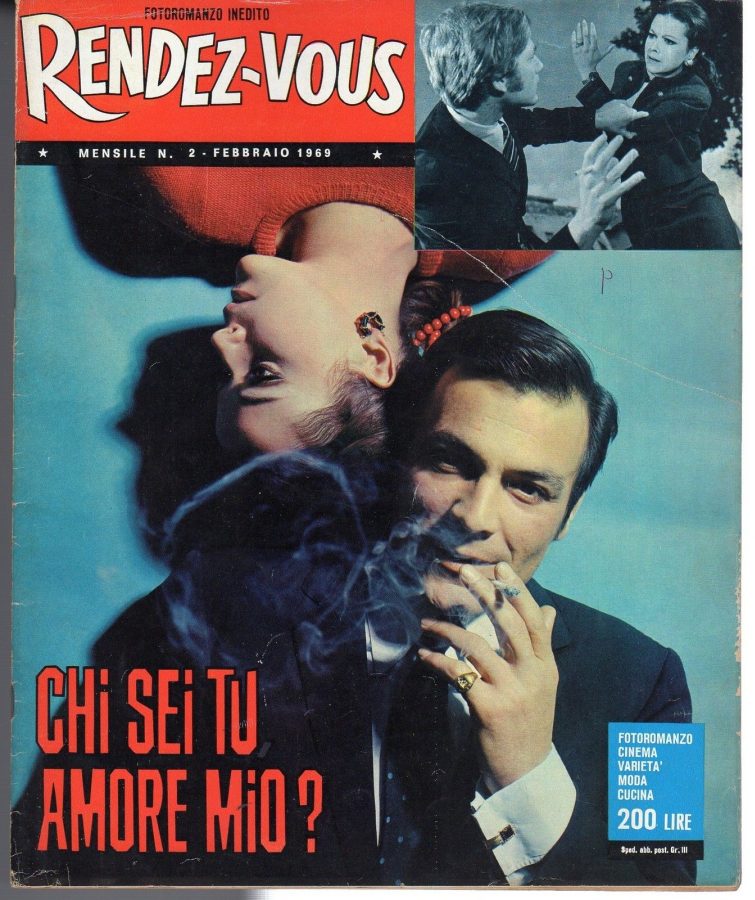 RENDEZ-VOUS (It) magazine side cover Issue 2 February 1969