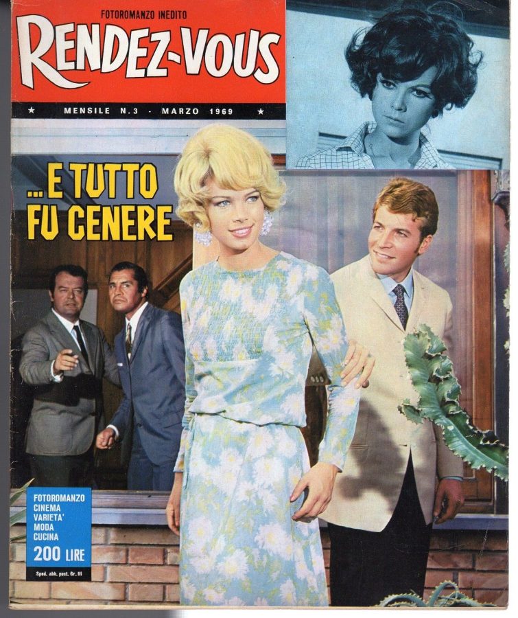 RENDEZ-VOUS (It) magazine side cover Issue 3 March 1969