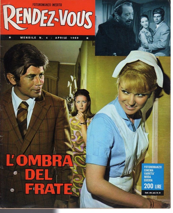 RENDEZ-VOUS (It) magazine side cover Issue 4 April 1969