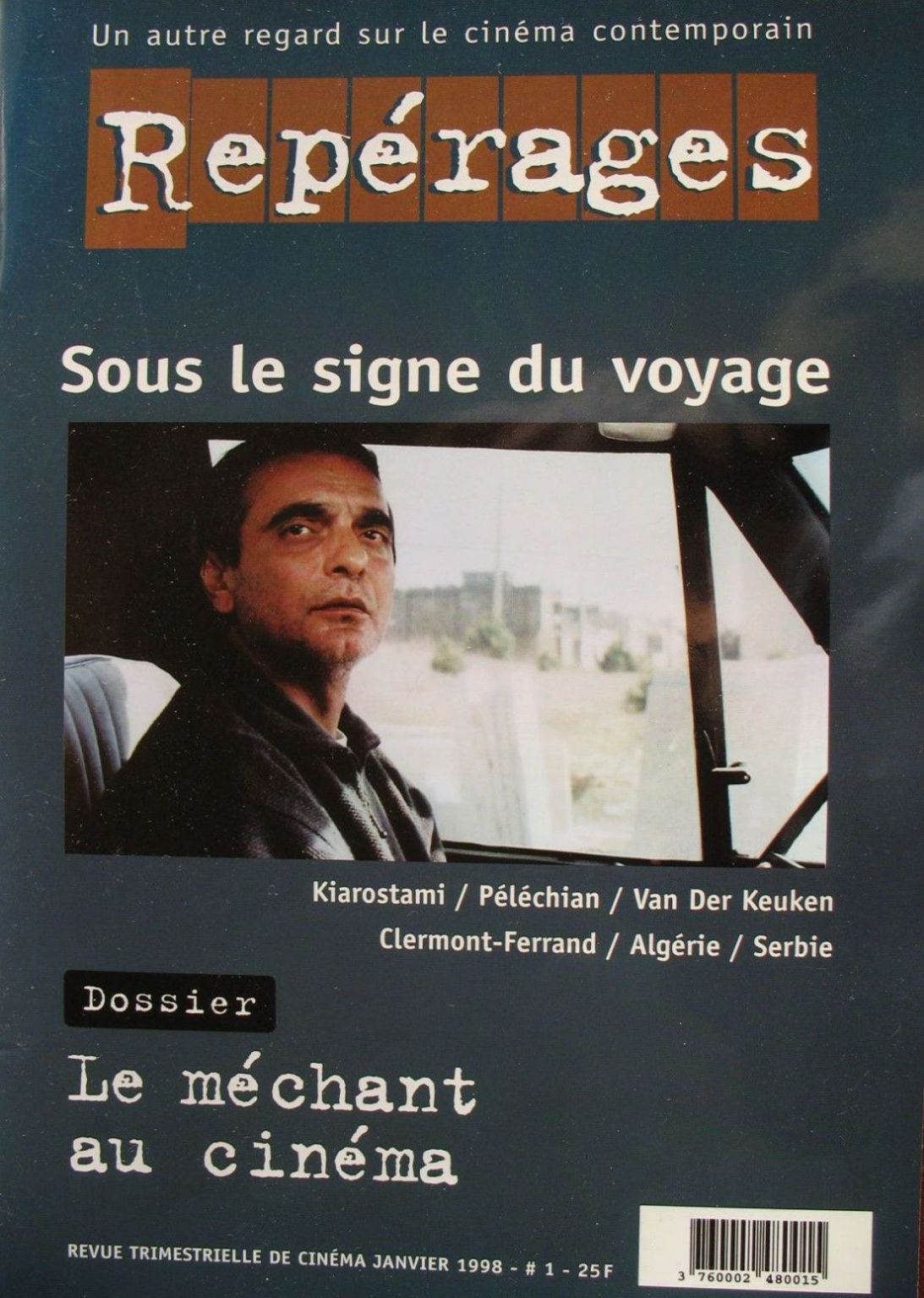 REPERAGES magazine side cover Issue 1 January 1998