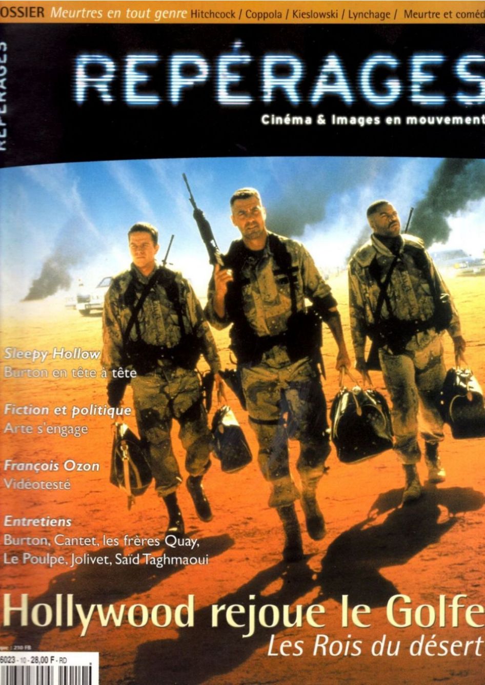 REPERAGES magazine side cover Issue 10 February/March 2000