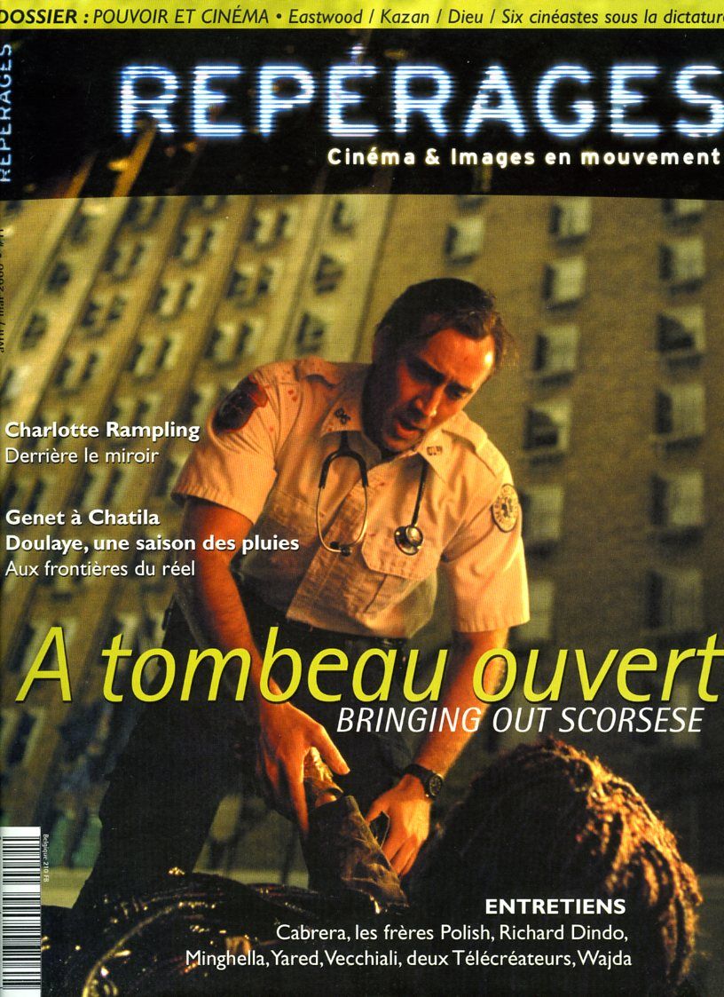 REPERAGES magazine side cover Issue 11 April 2000