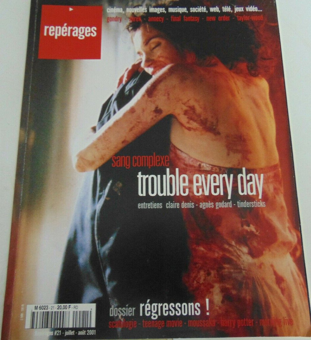 REPERAGES magazine side cover Issue 21 July/August 2001