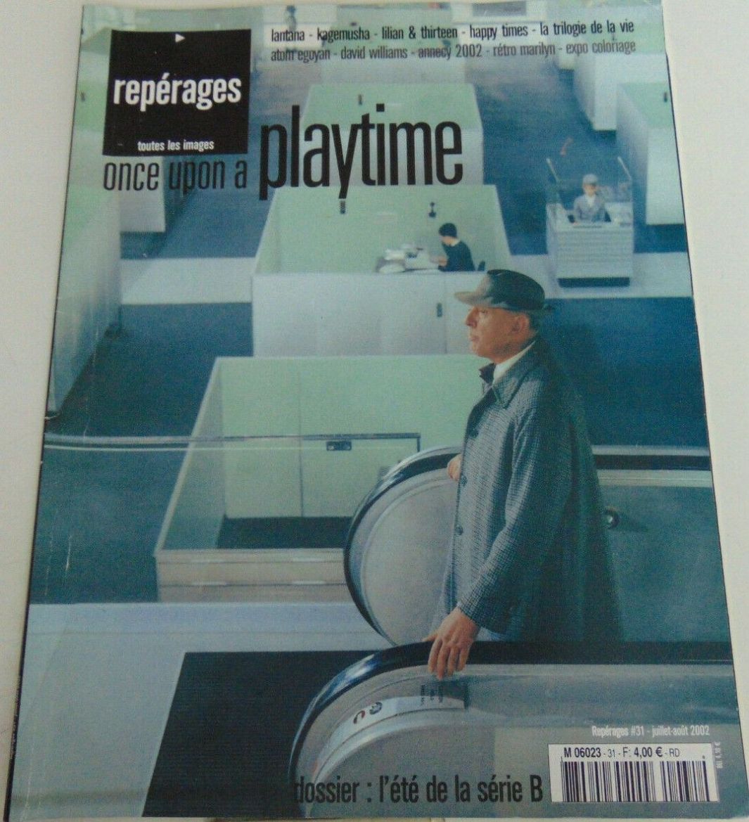 REPERAGES magazine side cover Issue 31 July/August 2002