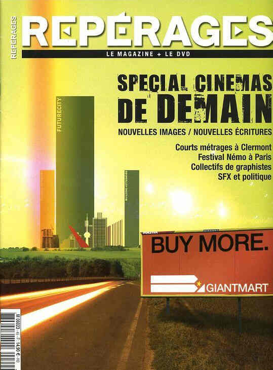 REPERAGES magazine side cover Issue 49 March 2005