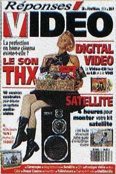 REPONSES VIDEO magazine side cover Issue 3 February/March 1994