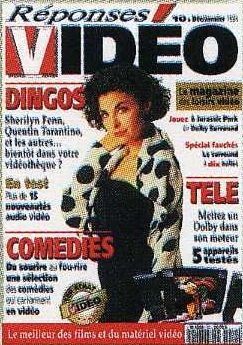 REPONSES VIDEO magazine side cover Issue 10 December 1994