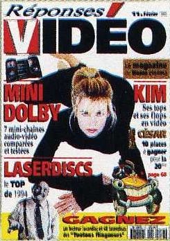 REPONSES VIDEO magazine side cover Issue 11 February 1995