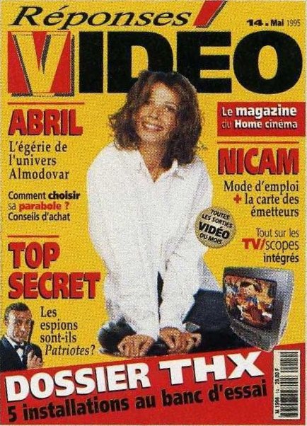 REPONSES VIDEO magazine side cover Issue 14 May 1995