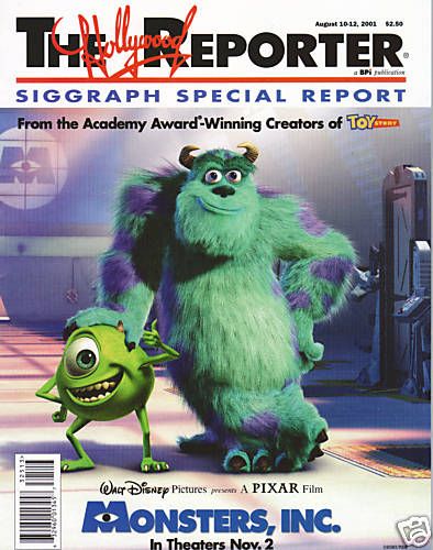 HOLLYWOOD REPORTER | THE magazine side cover 10 August 2001