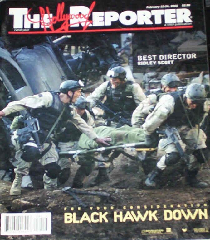HOLLYWOOD REPORTER | THE magazine side cover 22-24 February 2002