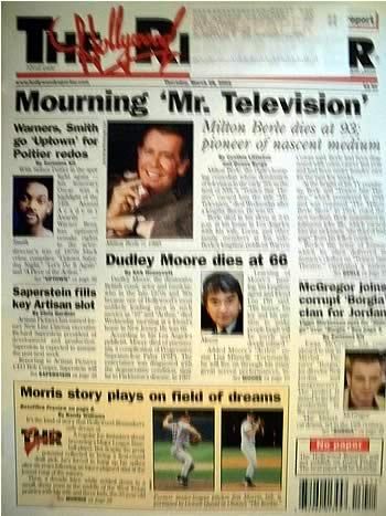 HOLLYWOOD REPORTER | THE magazine side cover 28 March 2002