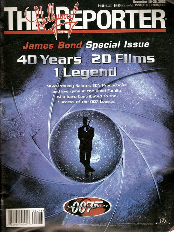 HOLLYWOOD REPORTER | THE magazine side cover 19-25 November 2002