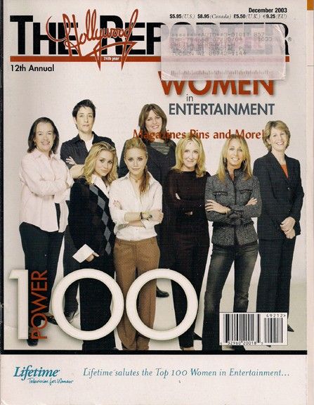 HOLLYWOOD REPORTER | THE magazine side cover December 2003