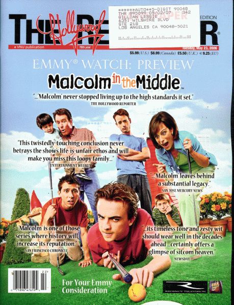 HOLLYWOOD REPORTER | THE magazine side cover 23 May 2006