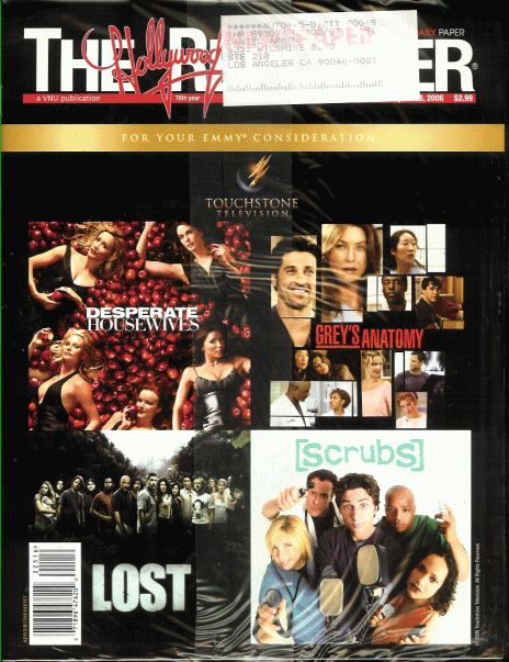 HOLLYWOOD REPORTER | THE magazine side cover 26-28 May 2006