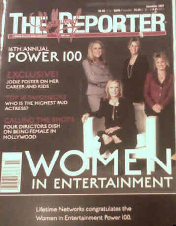 HOLLYWOOD REPORTER | THE magazine side cover December 2007