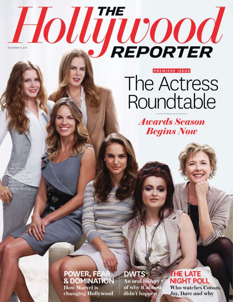 HOLLYWOOD REPORTER | THE magazine side cover 10 November 2010