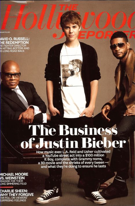 HOLLYWOOD REPORTER | THE magazine side cover Issue 6 18  February 2011