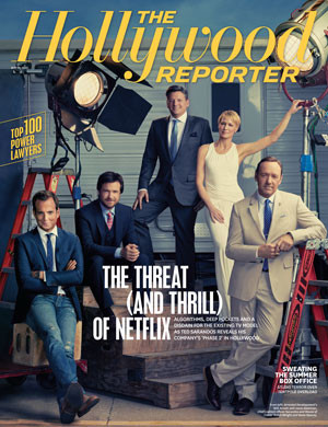 HOLLYWOOD REPORTER | THE magazine side cover Issue 19  2013