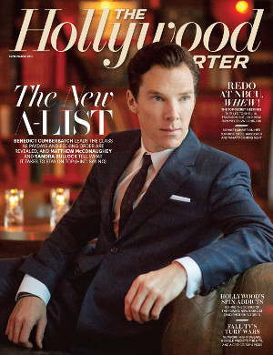 HOLLYWOOD REPORTER | THE magazine side cover Issue 32  2013