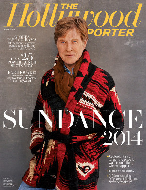 HOLLYWOOD REPORTER | THE magazine side cover Issue 3 24 January 2014