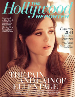 HOLLYWOOD REPORTER | THE magazine side cover Issue 17  2014