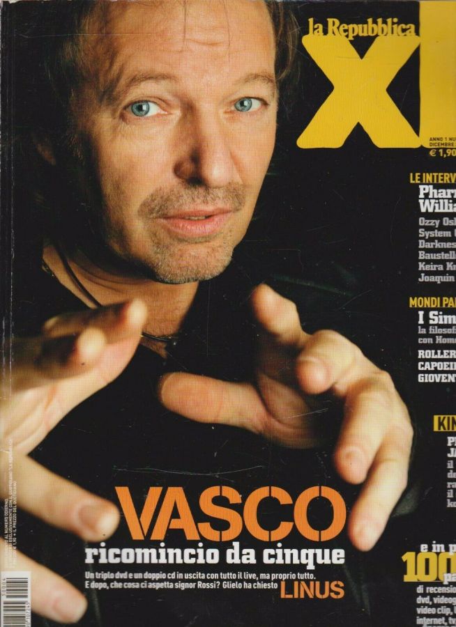REPUBBLICA XL |LA magazine side cover Issue 4  December 2005