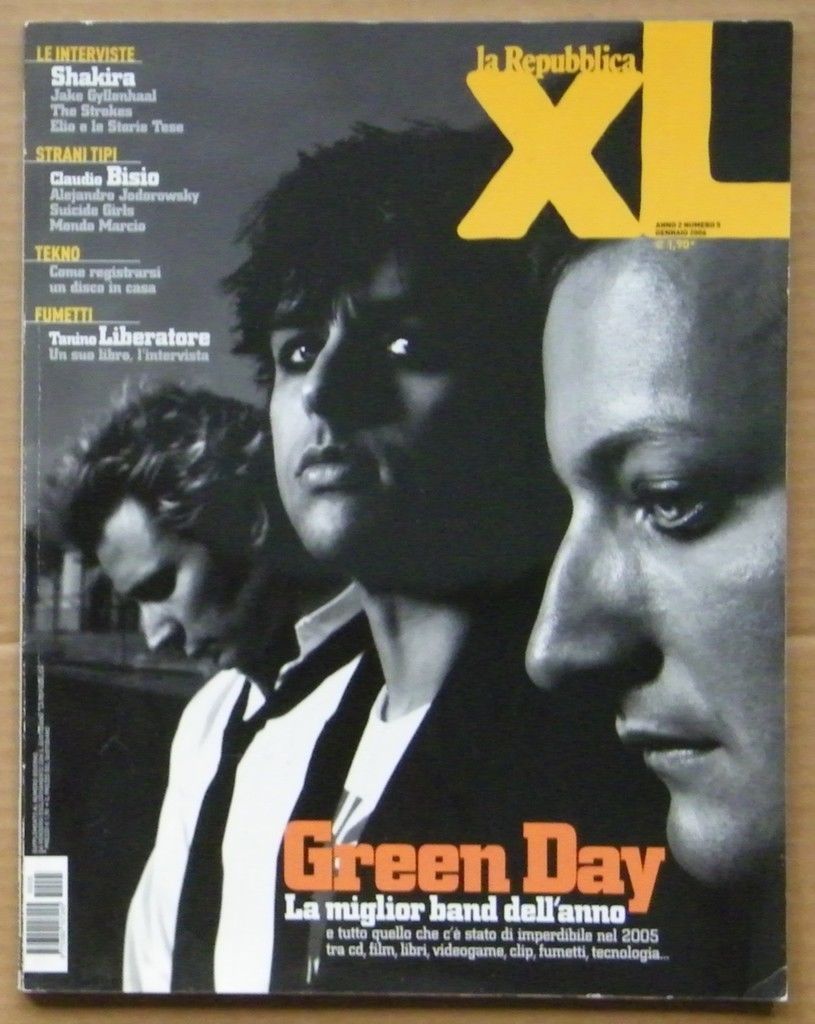 REPUBBLICA XL |LA magazine side cover Issue 5 January 2006
