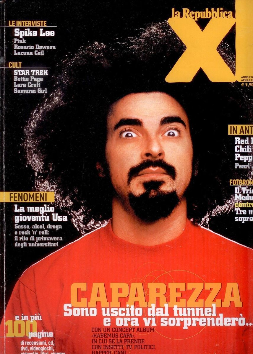 REPUBBLICA XL |LA magazine side cover Issue 8 April 2006