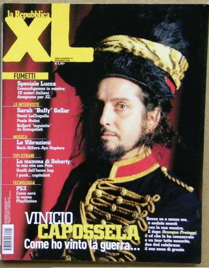 REPUBBLICA XL |LA magazine side cover Issue 15 November 2006