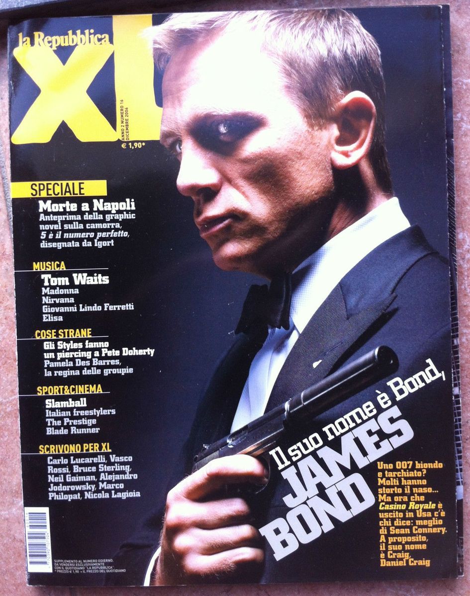 REPUBBLICA XL |LA magazine side cover Issue 16 December 2006