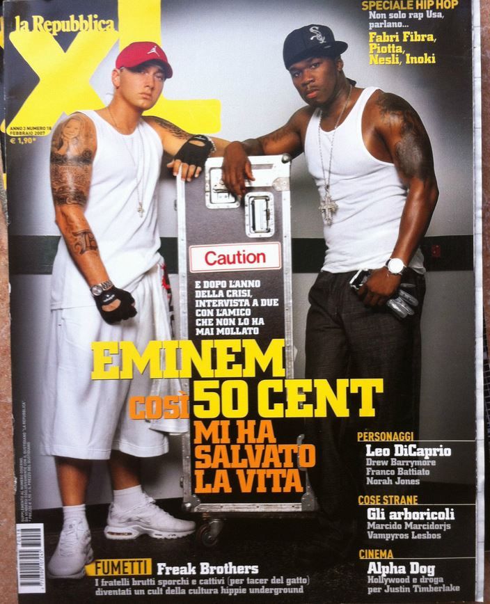 REPUBBLICA XL |LA magazine side cover Issue 18 February 2007
