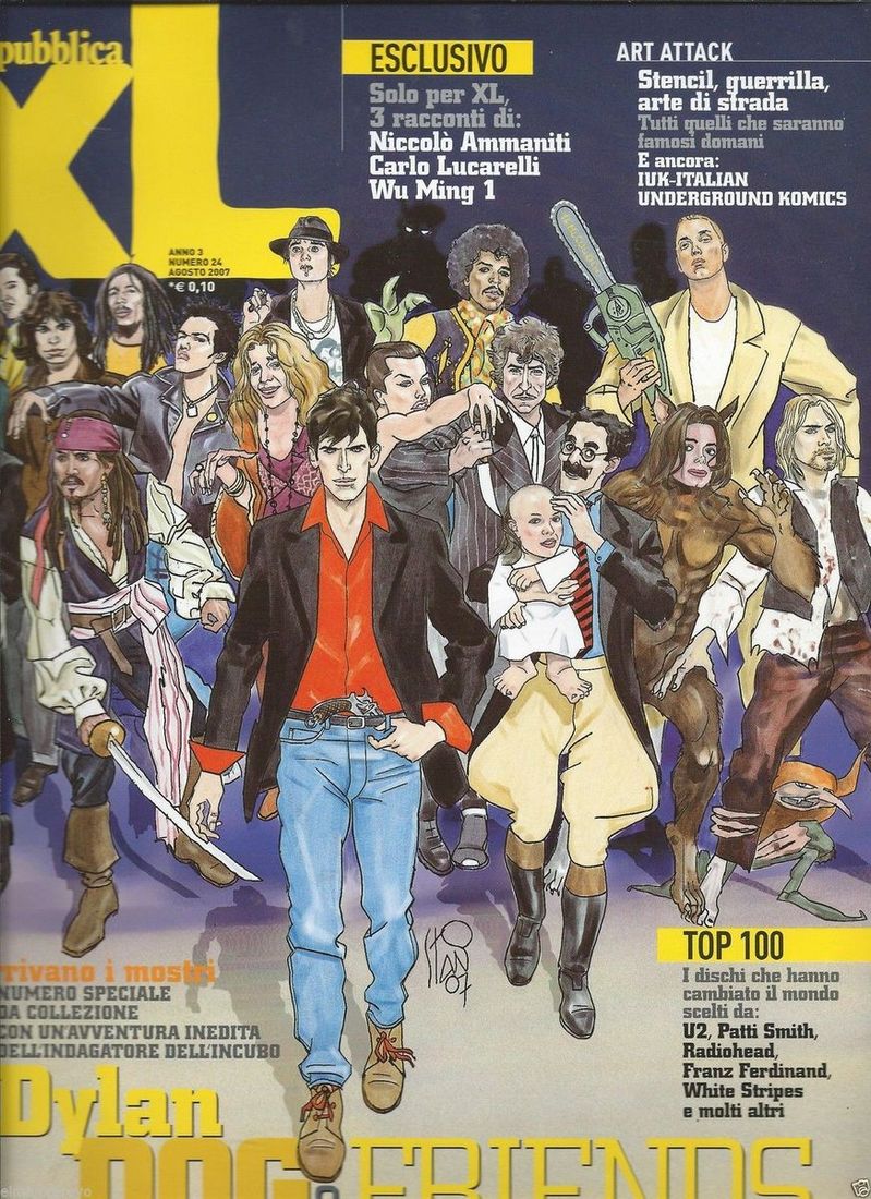 REPUBBLICA XL |LA magazine side cover Issue 24 August 2007