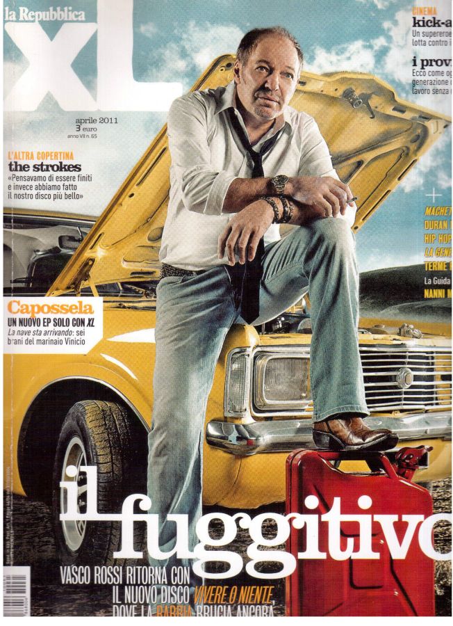 REPUBBLICA XL |LA magazine side cover Issue 65  April 2011