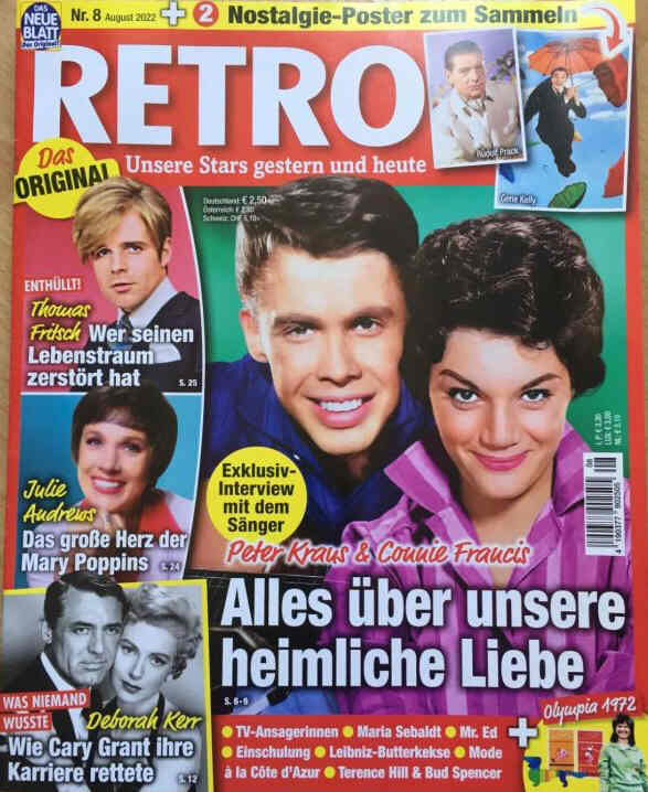 RETRO magazine cover  August 2022
