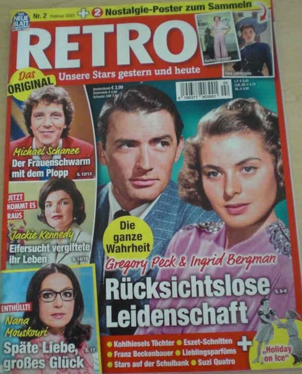 RETRO magazine side cover  February 2025