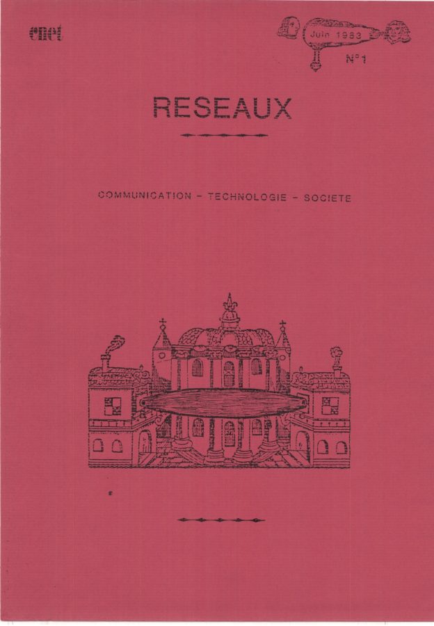 RESEAUX magazine side cover Issue 1 June 1983