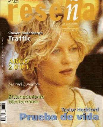RESENA magazine side cover Issue 325 March 2001
