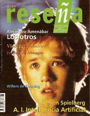 RESENA magazine side cover Issue 331 October 2001