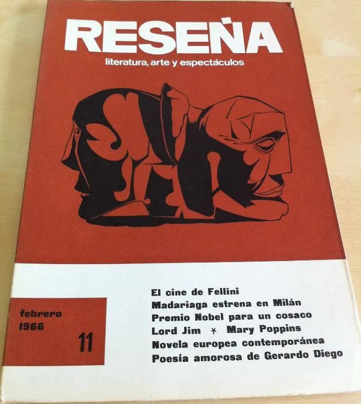 RESENA magazine side cover Issue 11  February 1966