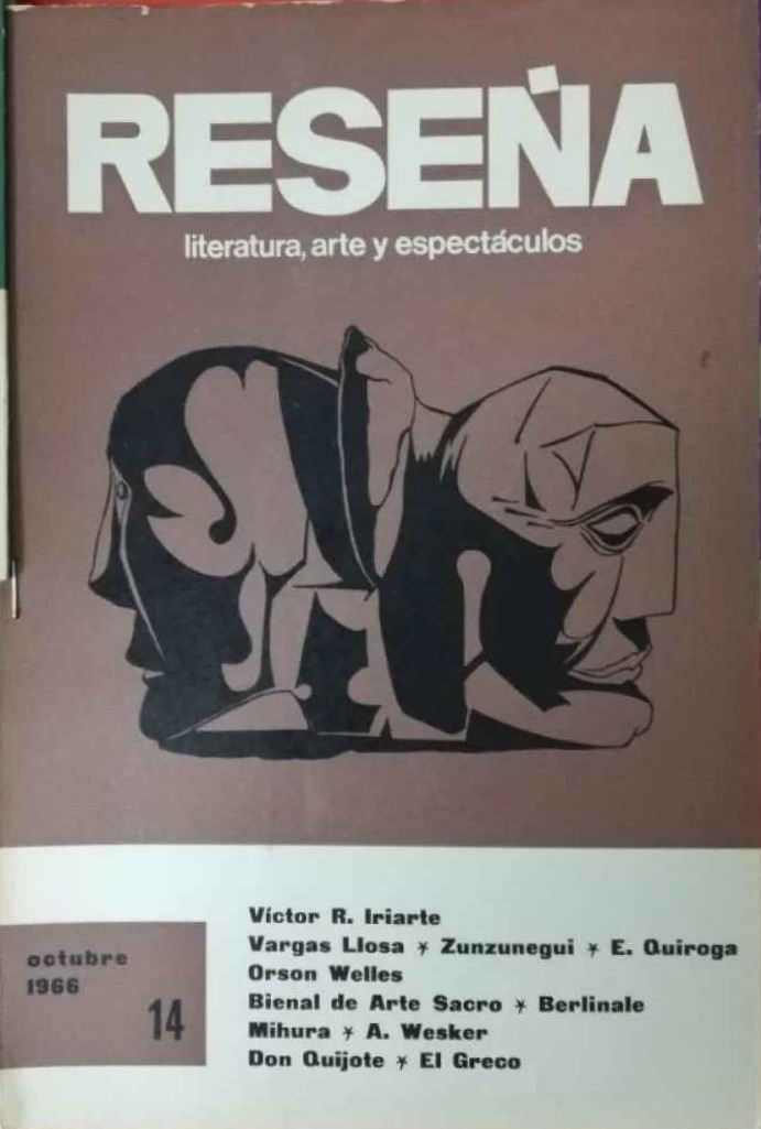 RESENA magazine side cover Issue 14  October 1966
