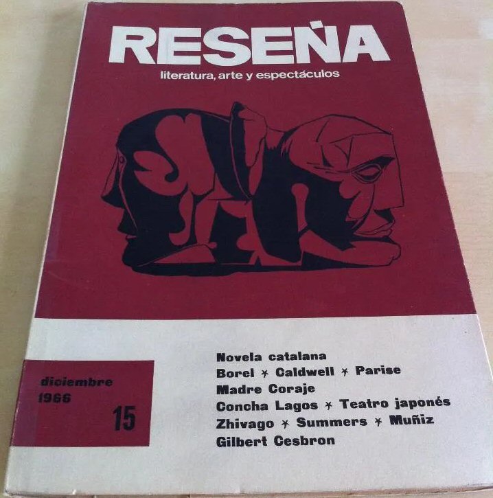 RESENA magazine side cover Issue 15  December 1966