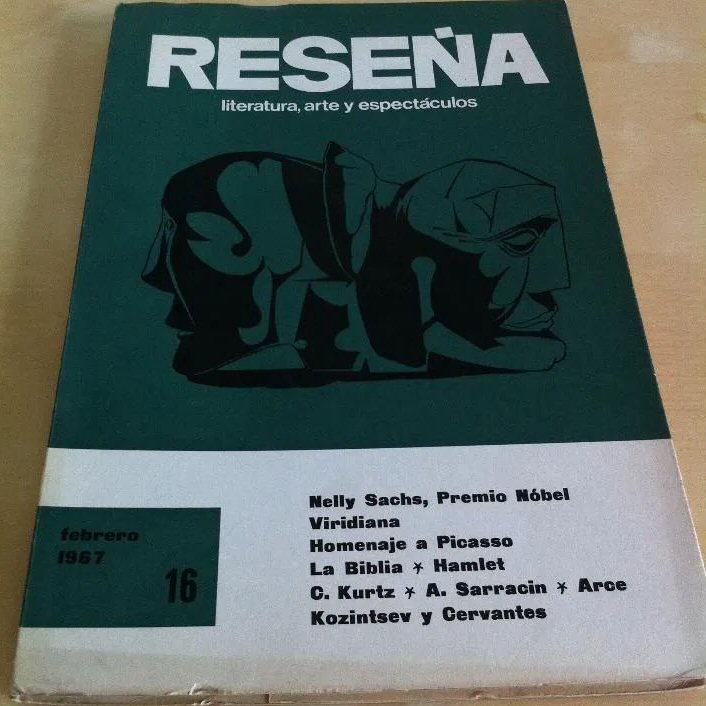 RESENA magazine side cover Issue 16  February 1967