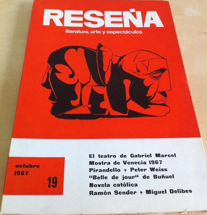 RESENA magazine side cover Issue 19  October 1967