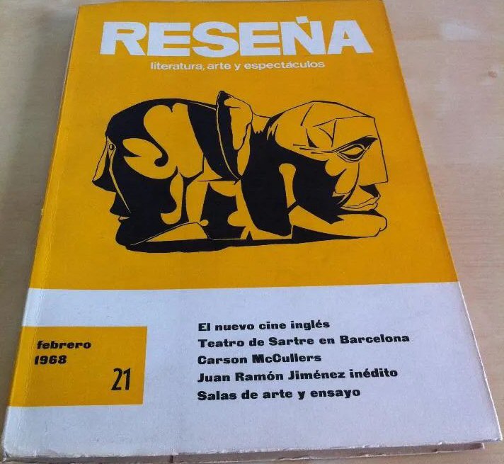 RESENA magazine side cover Issue 21  February 1968