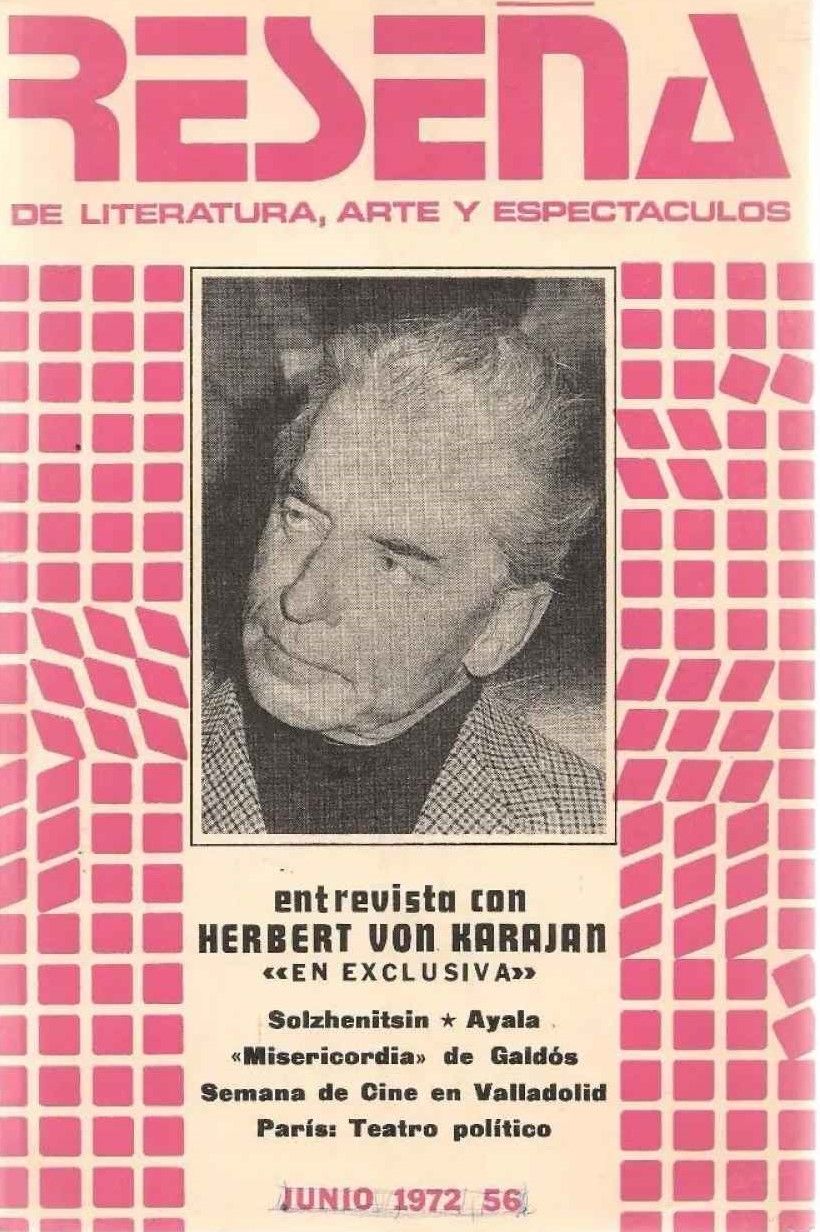 RESENA magazine side cover Issue 56  June 1972