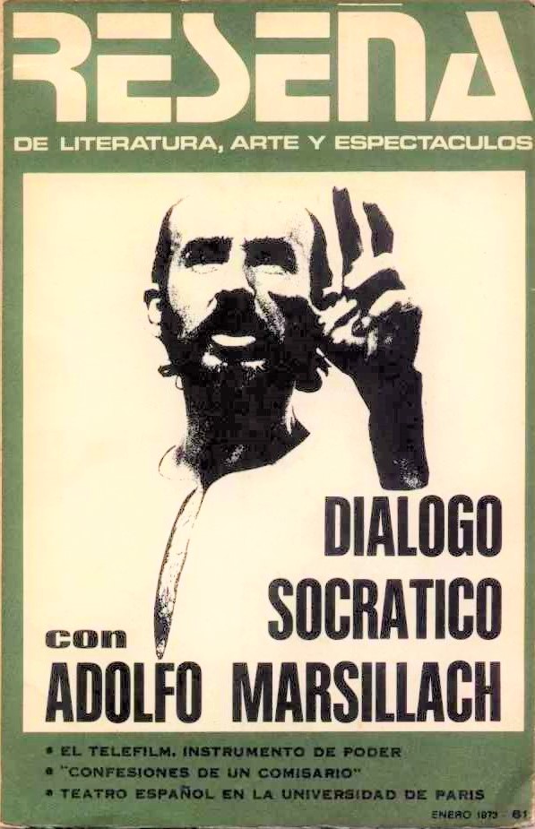 RESENA magazine side cover Issue 61  January 1973